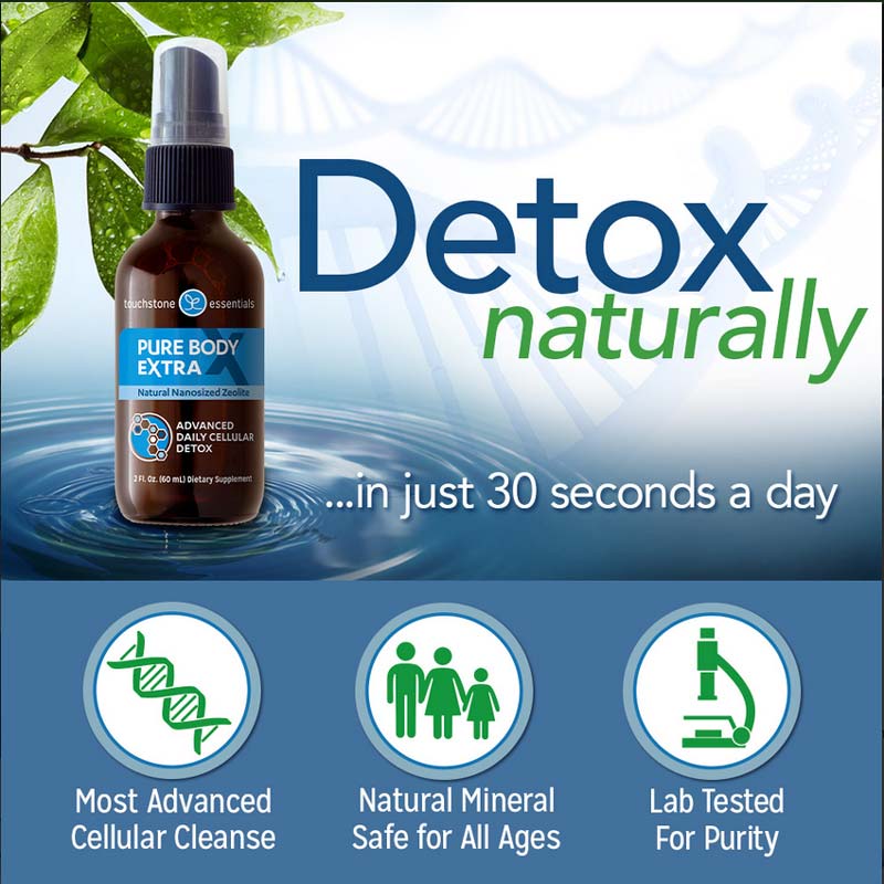 Pure Body Extract Advanced Cellular Detox Pure Body Extra - PBX Detox Zeolite Spray | Vitality Rocks