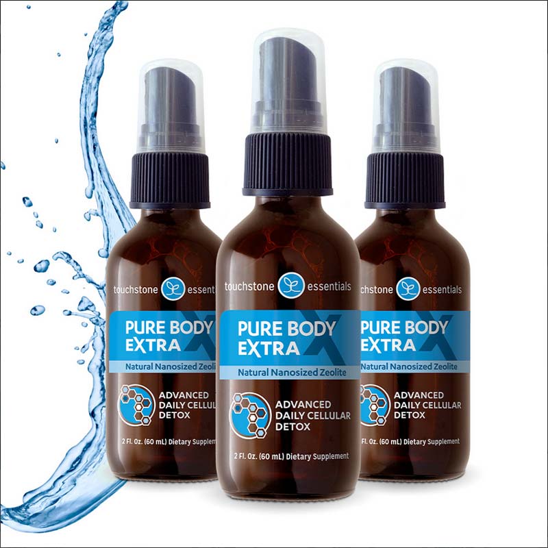 Pure Body Extract Advanced Cellular Detox Pure Body Extra - PBX Detox Zeolite Spray | Vitality Rocks